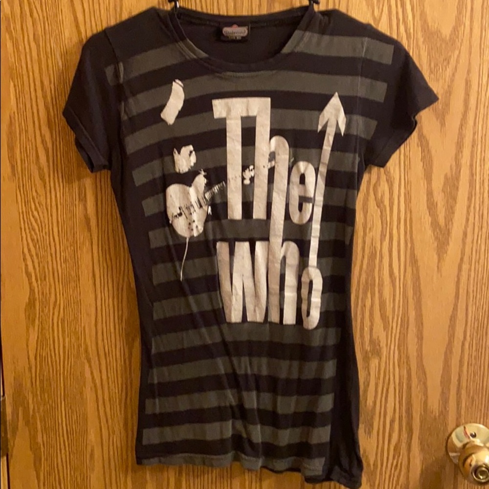 The Who striped T shirt
